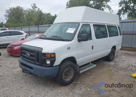 2012 Ford E-250 Commercial z USA, uszkodzony, nr VIN 1FTNS2EW7CDB33571